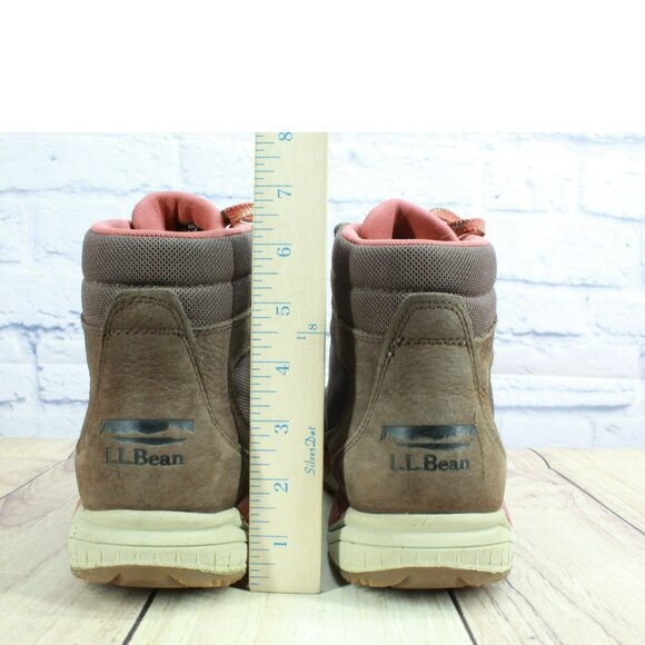 LL Bean Mountain Classic Brown Leather Insulated Hiking Boots Size 11.5 M main image 6